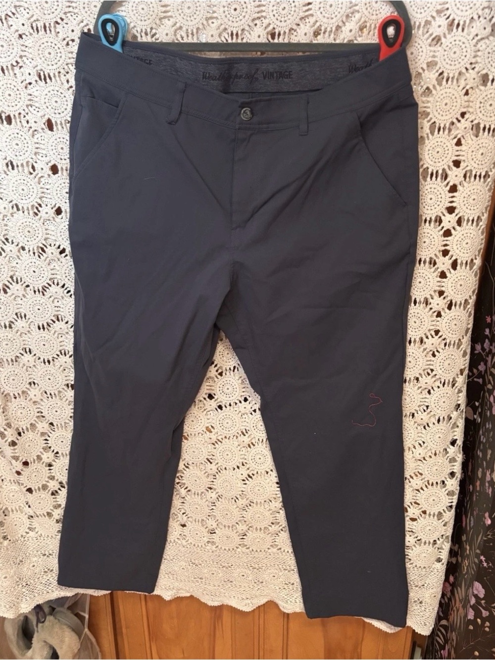 Weatherproof Men's Navy Chinos